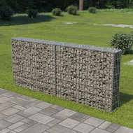 Gabion wall with galvanized steel lids 200 × 20 × 85 cm - Gabion