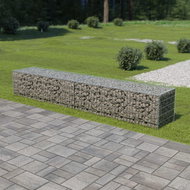 Gabion wall with galvanized steel lids 300 × 50 × 50 cm - Gabion