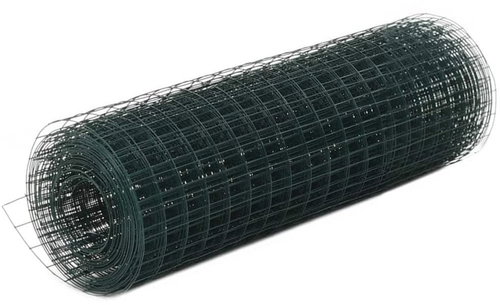 Fencing for chicken coop steel PVC layer 10 × 0,5 m green - Wire Mesh - Main image