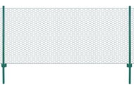 Wire fence with posts steel 25 × 0,75 m green - Fence