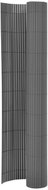 Double-sided garden fence 170 × 300 cm grey - Fence
