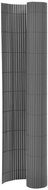 Double-sided garden fence 170 × 500 cm grey - Fence