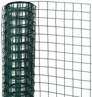 Nature Wire mesh square 0,5x5m 13 mm green plastic coated steel - Wire Mesh