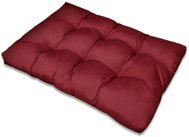 Wine red upholstered seat pad 120 × 80 × 10 cm - Cushion