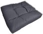 Chair Cushion Quilted seat cushion - 60 × 60 × 10 cm - grey - Podsedák na židli
