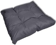 Quilted seat cushion - 80 × 80 × 10 cm - grey - Chair Cushion
