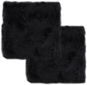 Chair pads 2 pcs grey 40 × 40 cm genuine sheepskin - Chair Cushion