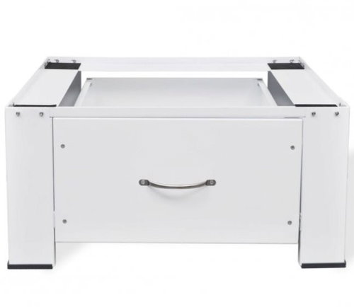 Washing Machine Base with Drawer, White - Plinth - Main image