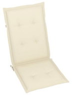 Garden chair pads 4 pcs cream 120 × 50 × 3 cm - Cushion