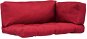 Podušky na paletový nábytok, 3 ks, červené, polyester - Poduška