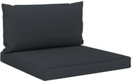 Pallet sofa cushions 2 pcs anthracite textile - Cushion