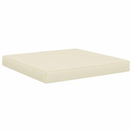 Pallet furniture cushion 60 × 61,5 × 6 cm cream textile - Cushion