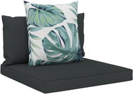 Pallet sofa cushions 3 pcs anthracite textile - Cushion
