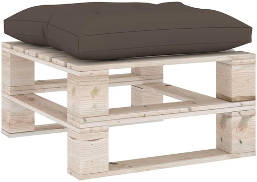 Pallet furniture cushion 60 × 61 × 10 cm taupe - Cushion - Main image