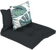 Pallet sofa cushions 3 pcs anthracite textile - Cushion