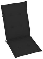 Garden chair pads 2 pcs black 120 × 50 × 3 cm - Cushion