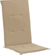 Garden chair pads 2 pcs beige 120 × 50 × 3 cm - Cushion