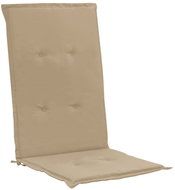 Garden chair pads 4 pcs beige 120 × 50 × 3 cm - Cushion