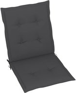 Garden chair pads 2 pcs anthracite 100 × 50 × 3 cm - Cushion