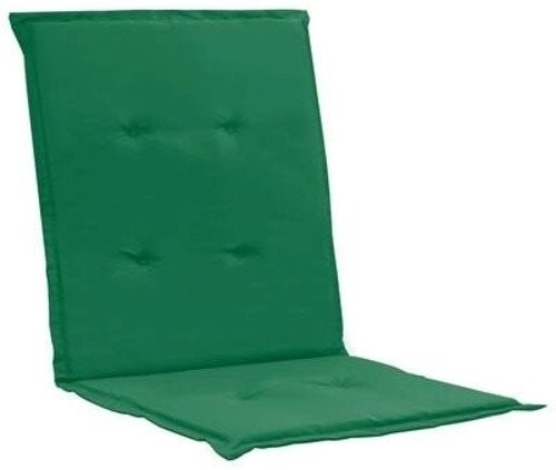 Garden chair pads 4 pcs green 100 × 50 × 3 cm - Cushion - Main image