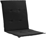 Garden chair pads 4 pcs black 100 × 50 × 3 cm - Cushion