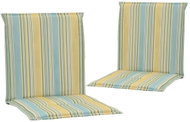 Garden chair pads 2 pcs multicoloured 100 × 50 × 3 cm - Cushion