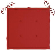 Garden chair pads 4 pcs red 40 × 40 × 3 cm - Cushion