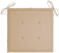 Garden chair pads 4 pcs beige 40 × 40 × 3 cm - Cushion
