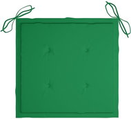 Garden chair pads 2 pcs green 50 × 50 × 3 cm - Cushion