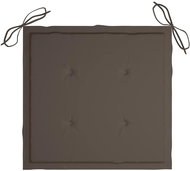 Garden chair pads 2 pcs taupe 50 × 50 × 3 cm - Cushion