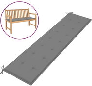 Garden bench cushion grey 200 × 50 × 3 cm - Cushion