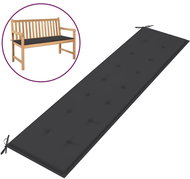Garden bench cushion anthracite 200 × 50 × 3 cm - Cushion