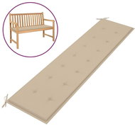 Garden bench cushion beige 200 × 50 × 3 cm - Cushion