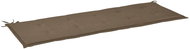 Garden bench cushion taupe 150 × 50 × 3 cm - Cushion