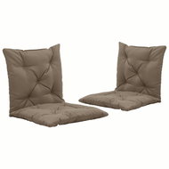 Pads for hanging rocking chair 2 pcs taupe 50 cm textile - Cushion