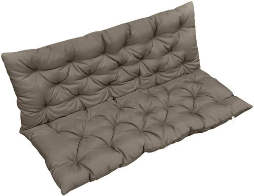 Cushion for hanging rocking chair taupe 120 cm textile - Cushion - Main image