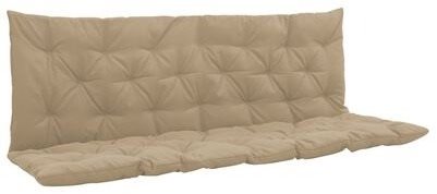 Cushion for hanging rocking chair beige 180 cm textile - Cushion - Main image