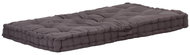 Pallet furniture cushion cotton 120 × 80 × 10 cm anthracite - Cushion