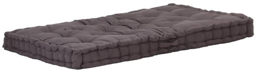 Pallet furniture cushion cotton 120 × 80 × 10 cm anthracite - Cushion - Main image