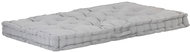 Pallet furniture cushion cotton 120 × 80 × 10 cm grey - Cushion
