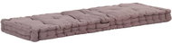 Pallet furniture cushion cotton 120 × 40 × 7 cm taupe - Cushion