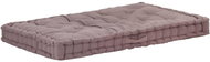 Pallet furniture cushion cotton 120 × 80 × 10 cm taupe - Cushion