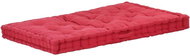 Pallet furniture cushion cotton 120 × 80 × 10 cm burgundy - Cushion