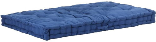 Pallet furniture cushion cotton 120 × 80 × 10 cm light blue - Cushion - Main image