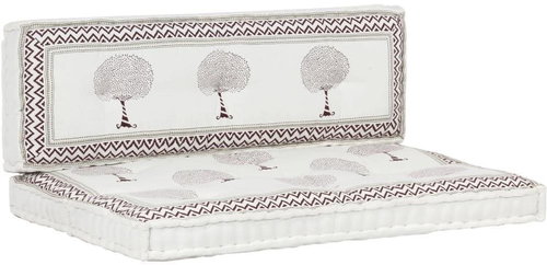 Set of garden cushions for pallet furniture 2 pcs print - Cushion - Main image