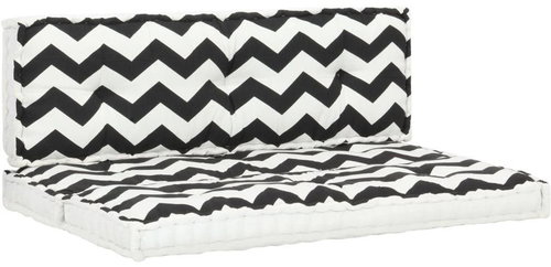 Set of garden cushions for pallet furniture 2 pcs print - Cushion - Main image