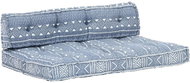 Pallet sofa cushion indigo textile patchwork - Cushion
