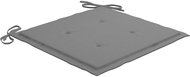 Garden chair pads 2 pcs grey 40 × 40 × 4 cm textile - Cushion