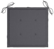 Garden chair pads 4 pcs anthracite 50x50x4 cm textile - Cushion