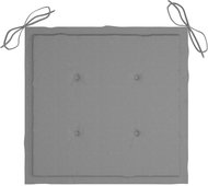 Garden chair pads 6 pcs grey 50 × 50 × 4 cm textile - Cushion